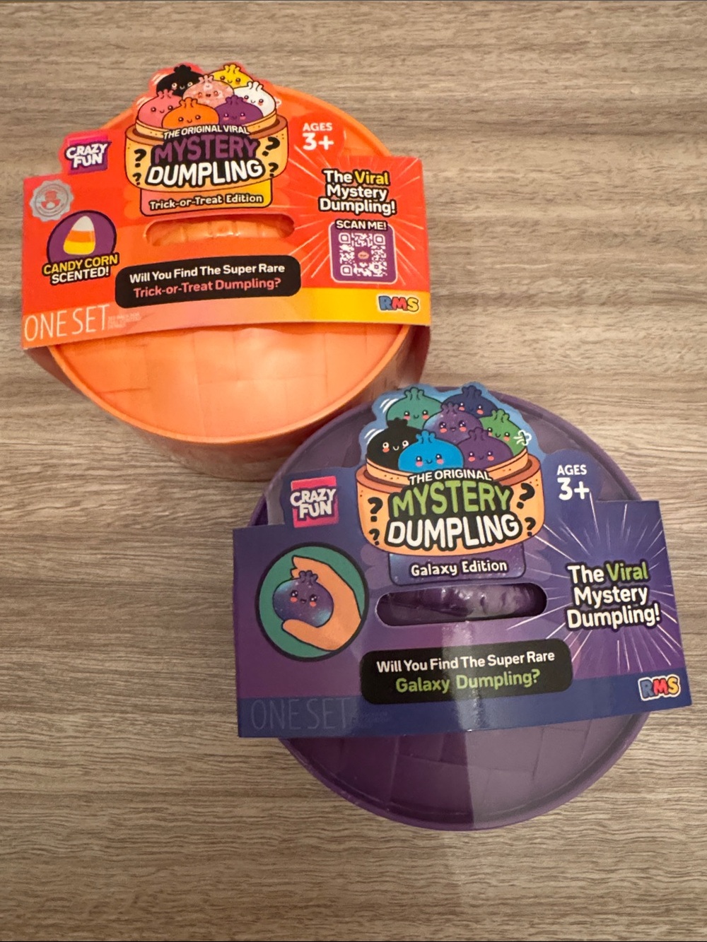 Mystery Dumpling Galaxy & Trick or Treat Candy Corn Scented Set of 2. NEW